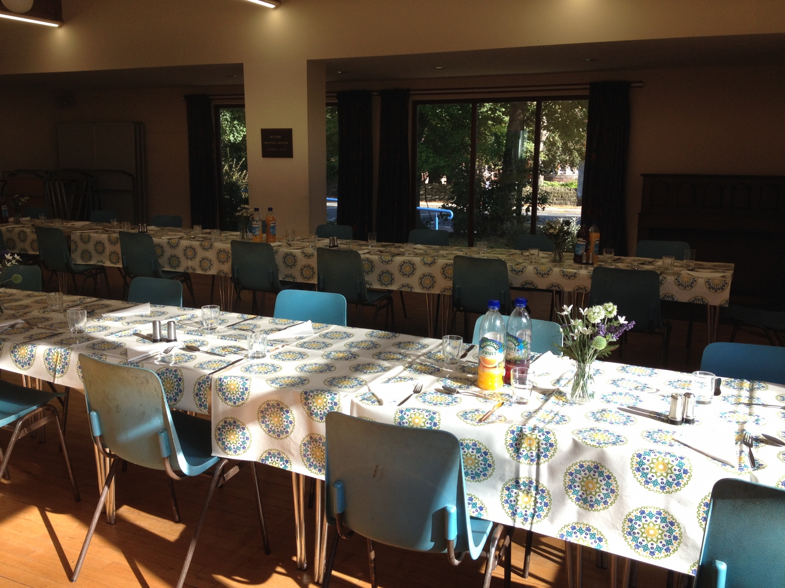 Set up for Lunch Club